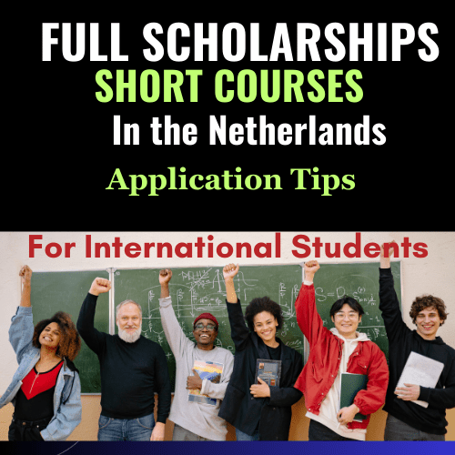#4.    2024 FULL SCHOLARSHIPS (Short Courses) In the Netherlands-Application Tips