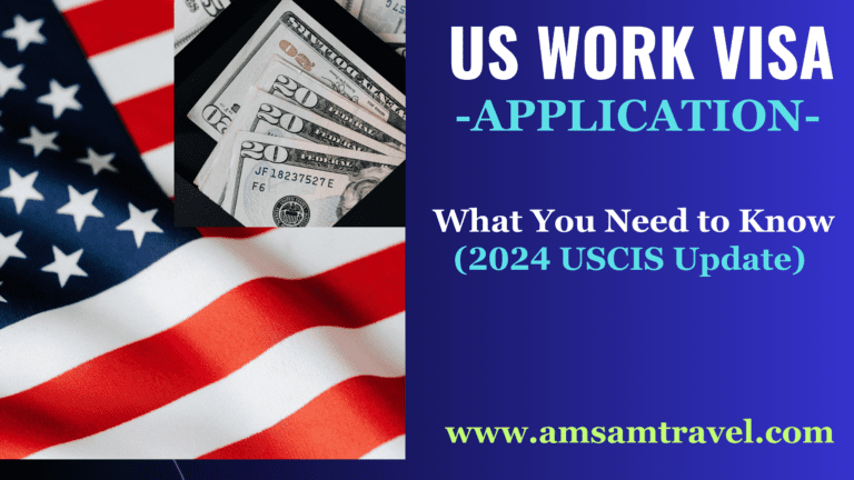 #5.   US WORK VISA APPLICATION (what you need to know) 2024 USCIS Update